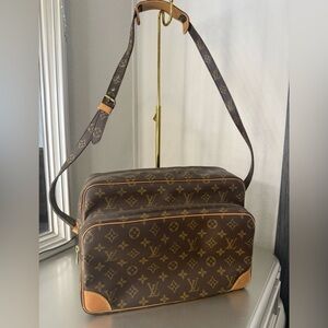 Louis Vuitton Monogram Messenger Bag in Brown